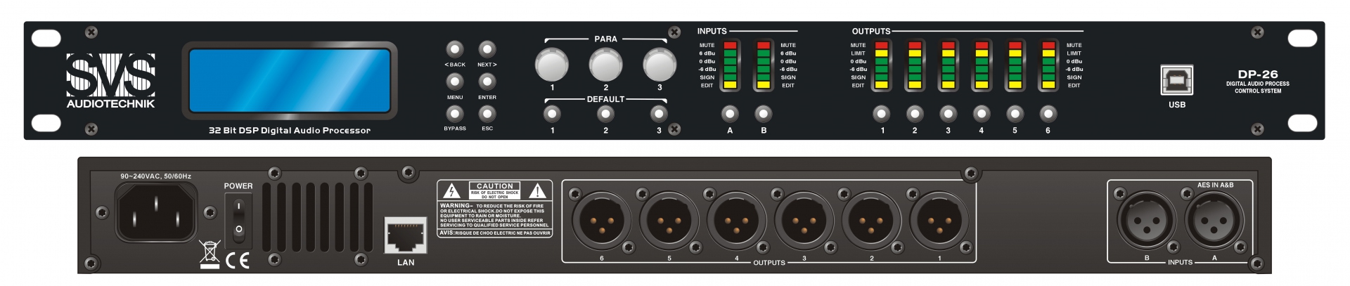 SVS Audiotechnik DP-26 Цифровой процессор: 2 входа 6 выходов в Кингисеппе