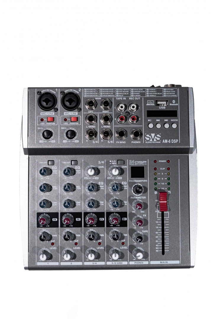 SVS Audiotechnik mixers AM-6 DSP Микшерный пульт аналоговый, 6-канальный SVS Audiotechnik mixers в Кингисеппе
