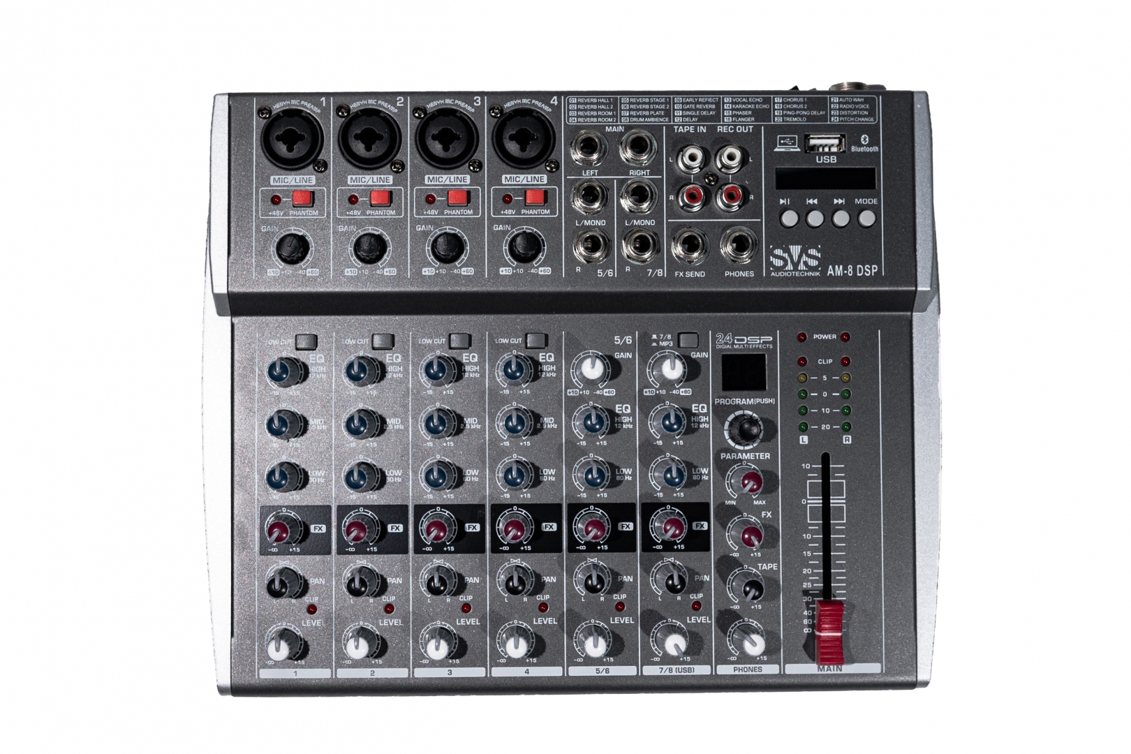 SVS Audiotechnik mixers AM-8 DSP Микшерный пульт аналоговый, 8-канальный в Кингисеппе